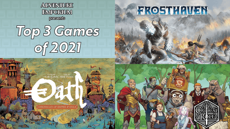 Top Tabletop Games Coming Out in 2021