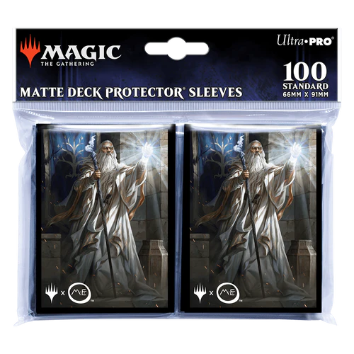 Ultra Pro: Deck Protector Sleeves (100) - Magic the Gathering - Lord of the Rings: Tales of Middle-Earth - Gandalf