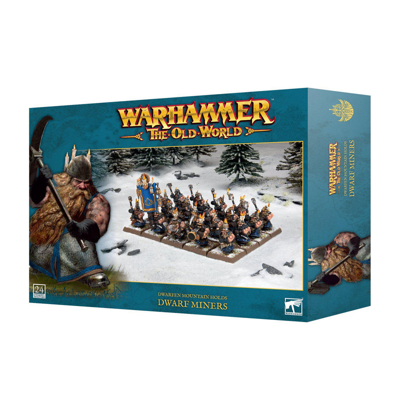 Games Workshop: Warhammer the Old World - Dwarfen Mountain Holds - Dwarf Miners (10-12)