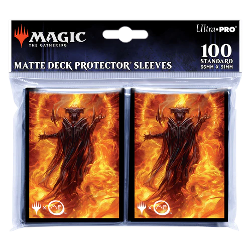 Ultra Pro: Deck Protector Sleeves (100) - Magic the Gathering - Lord of the Rings: Tales of Middle-Earth - Sauron - Version 2