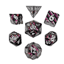 Forged Gaming: Dark Sakura - Mini Metal RPG Dice Set 
