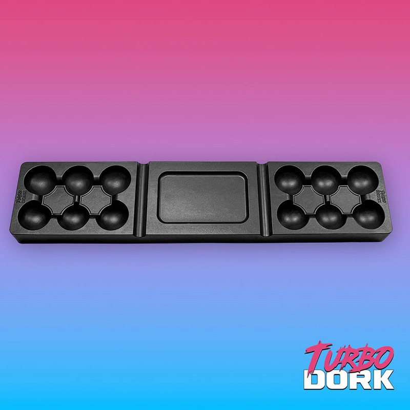 Turbo Dork: Non-Stick Silicone Dry Palette - Large - Black