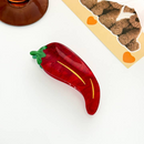 SoapElenGlen: Vibrant Red Chili - Shaped Vegetable Hair Claw Clip