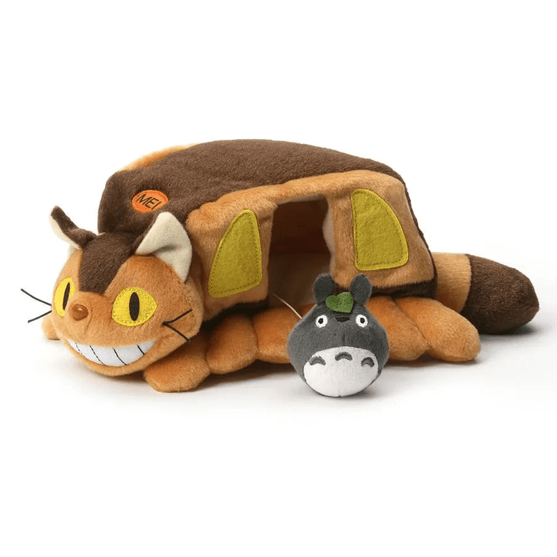 My Neighbor Totoro: Sun Arrow Plush - Catbus and Gray Totoro 