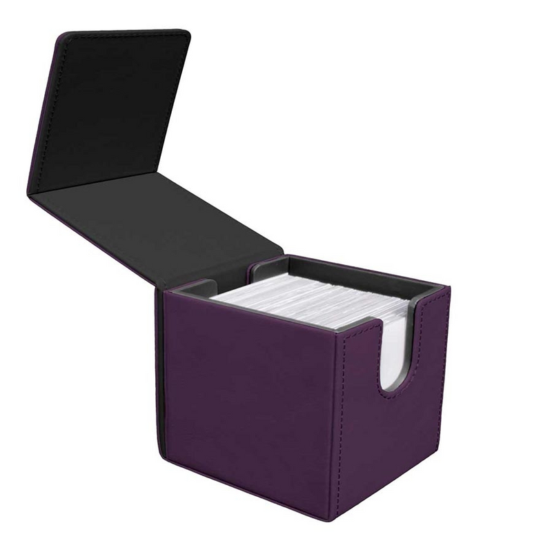 Ultra Pro: Vivid Alcove Edge Deck Box - Plum