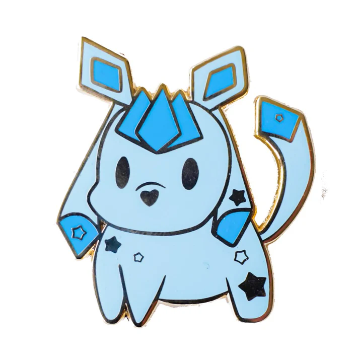 Naytendo: Pokemon Shiny Glaceon Enamel Pin Anime