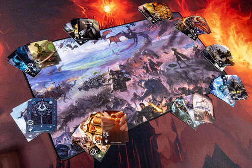 Ultra Pro: Black Stitched Playmat - Magic: the Gathering -  Lord of the Rings: Tales of Middle-Earth - Borderless Scene