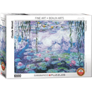Eurographics: Waterlilies by Claude Monet - 1000 Piece Puzzle