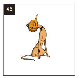 The Laughing Crow: Postcard - Pumpkin Dog