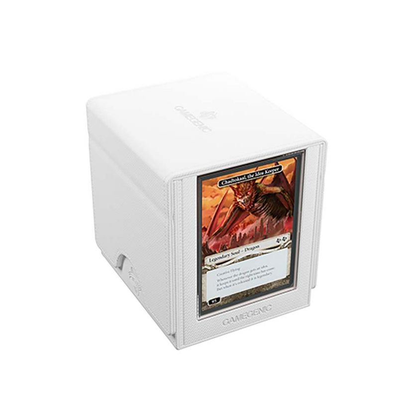 Gamegenic: Sidekick Pro - 100+ Card Convertible Deck Box - White