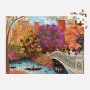 Galison Puzzles: Joy Laforme Collection - 'Autumn On Bow Bridge' - 1000 Piece Puzzle