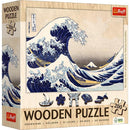 Trefl Puzzles: Wood Craft "The Great Wave off Kanagawa" - 200 Piece Wooden Puzzle