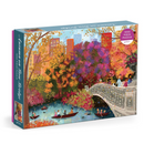 Galison Puzzles: Joy Laforme Collection - 'Autumn On Bow Bridge' - 1000 Piece Puzzle
