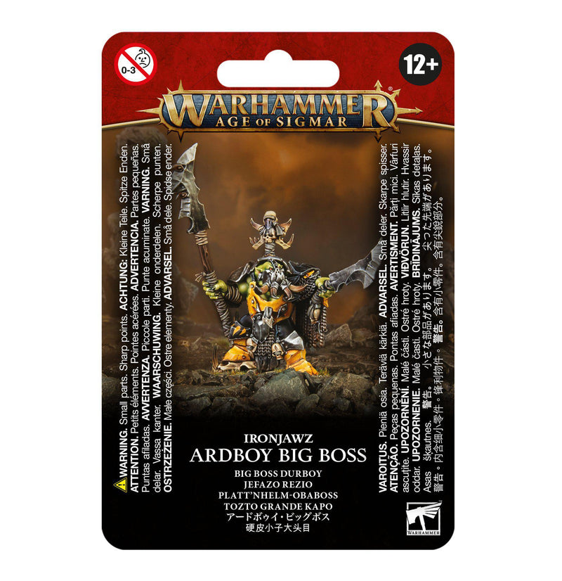 Games Workshop: Age of Sigmar - Orruk Warclans - Ardboy Big Boss (89-57)