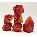 Baron Smelly Bones: Scented Dice - "Fireball Char" - Polyhedral 7-set