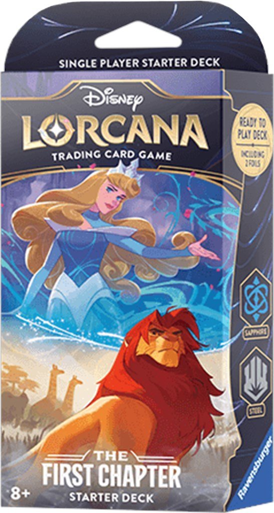 Lorcana TCG: The First Chapter - Starter Deck - Sapphire and Steel (Aurora and Mufasa)