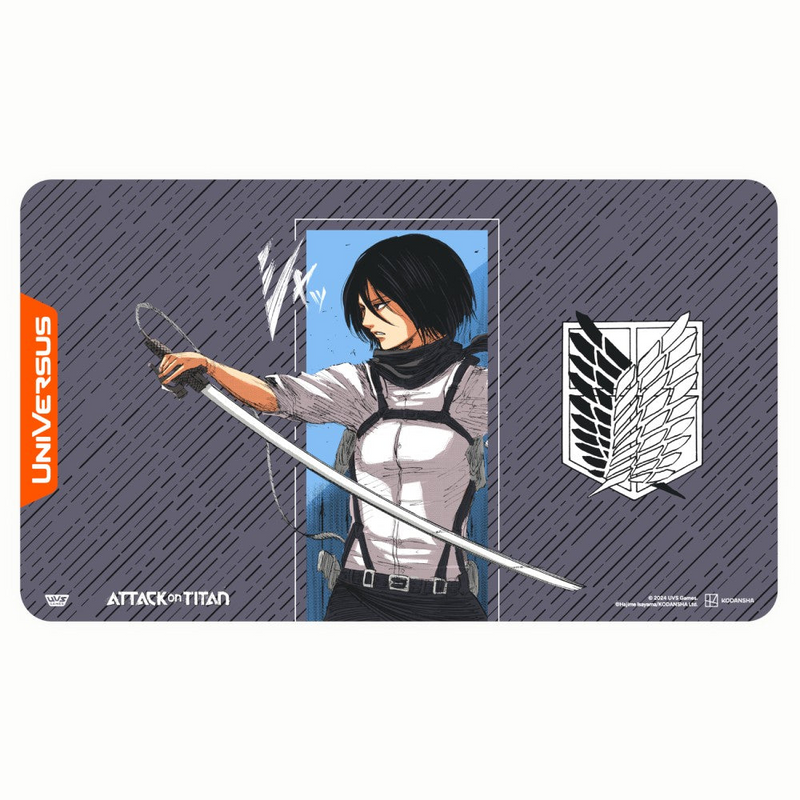 Universus CCG: Playmat - Attack on Titan - Battle for Humanity - Mikasa Playmat