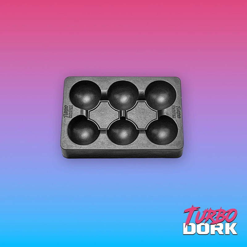 Turbo Dork: Non-Stick Silicone Dry Palette - Small - Black