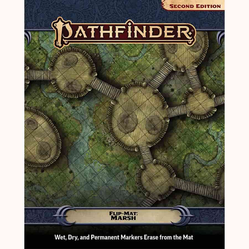 Pathfinder Second Edition RPG: Flip-Mat - Marsh