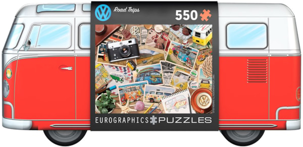 Eurographics: VW - Road Trips Shaped Tin - 550 Piece Puzzle