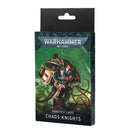Games Workshop: Warhammer 40,000 - Chaos Knights - Datasheet Cards (43-05)