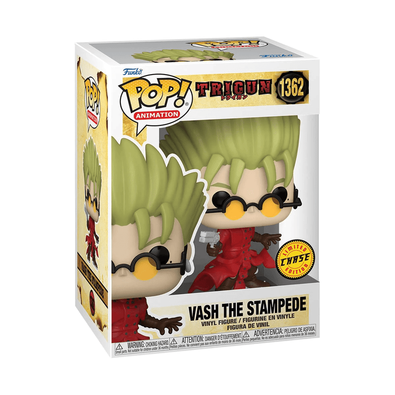 Funko Pop! Animation: Trigun - Vash The Stampede (1362) Limited Chase Edition 