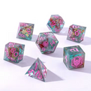 HYMGHO Dice: Captured Magic Handmade Sharp Edge Resin Dice - Interstellar Vortex