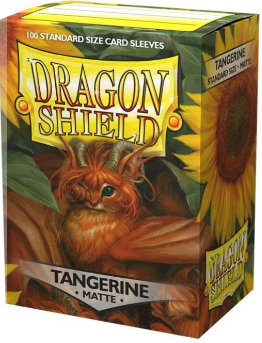 Dragon Shield: Deck Protector Sleeves - Standard Size Matte Tangerine (100)