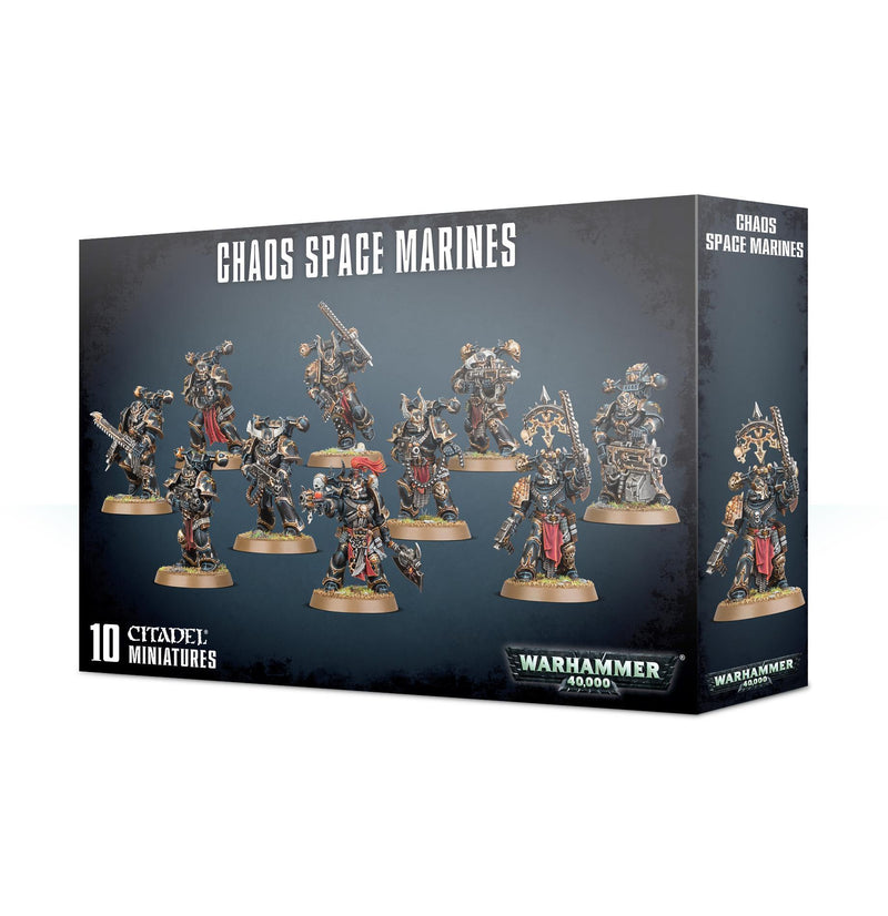 Games Workshop: Warhammer 40,000 - Chaos Space Marine Squad (43-06) Tabletop Miniatures 