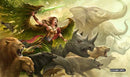 GamerMats: 'Angel of the Forest' 14"x24"&1/8" Stitched Gaming Playmat 