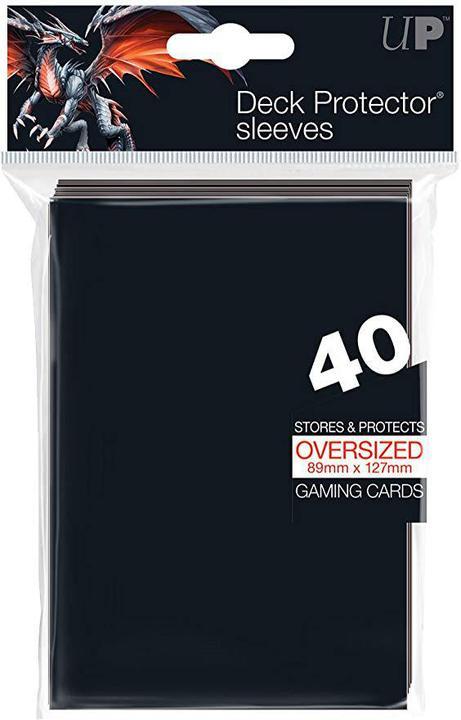 Ultra Pro: Deck Protector Sleeves - Oversized Black (40)