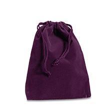 Tiny Velour Dice Bag Purple