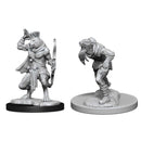 D&D Nolzur's Marvelous Miniatures - Wererat & Weretiger - Wave 11 Unpainted (WZK90015)