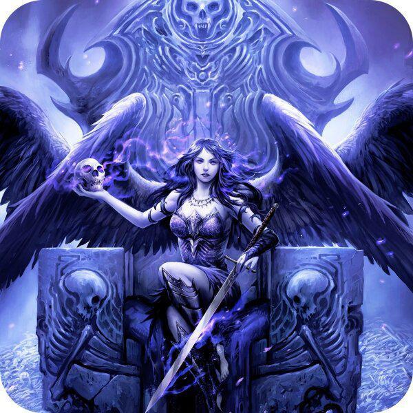 GamerMats: Dragon Art Coaster - 'Black Angel'
