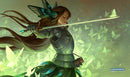 GamerMats: 'Butterfly Sword' 14"x24"&1/8" Stitched Gaming Playmat 