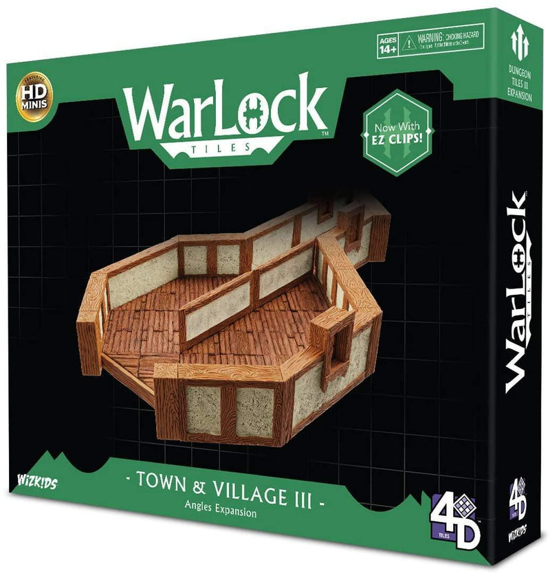 WizKids: Warlock Tiles - Town & Village III - Angles Tabletop Miniatures 