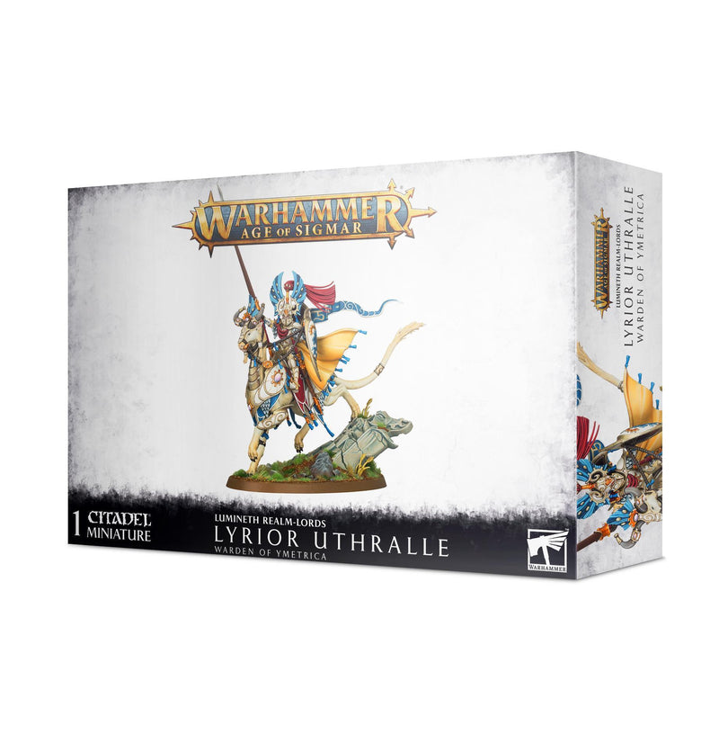 Games Workshop: Age of Sigmar - Lumineth Realm-Lords - Lyrior Uthralle, Warden of Ymetrica (87-20) Tabletop Miniatures 