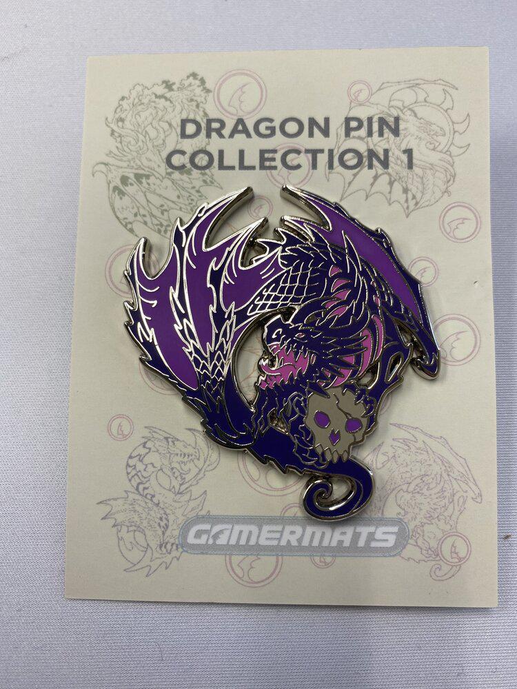 GamerMats: Adult Dragon Pin - Skull Collector (Black)
