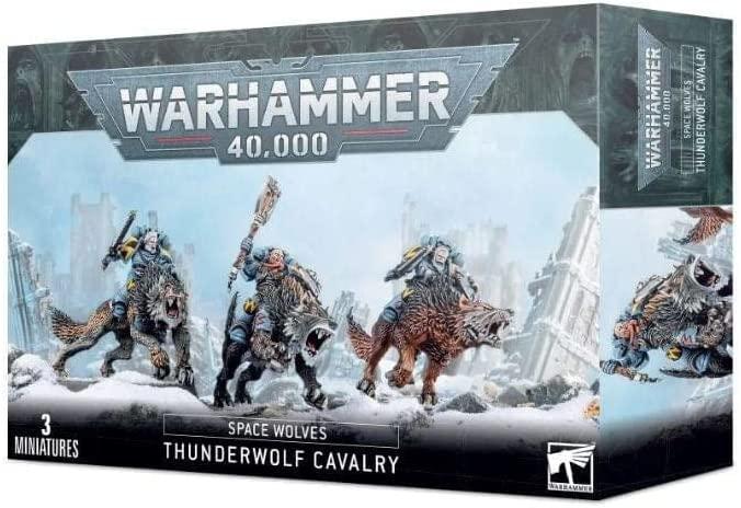 Games Workshop: Warhammer 40,000 - Space Wolves - Thunderwolf Cavalry (53-09) 