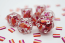 Foam Brain Games: Community Lesbian Pride Flag RPG Dice Set 