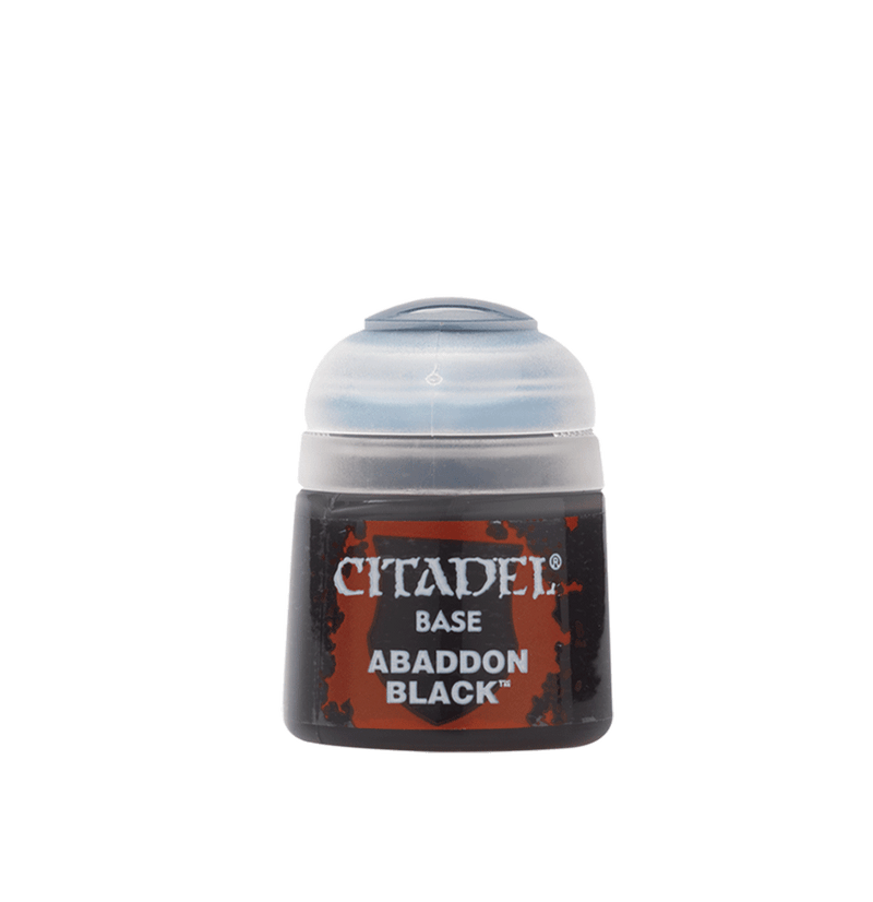 Citadel Paint: Base - Abaddon Black (12ml) (21-25) 