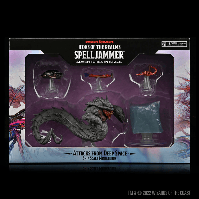 D&D Icons of the Realms: Ship Scale - Spelljammer Adventures in Space - Attacks from Deep Space - Premium Painted Figure Set 