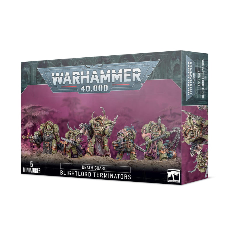Games Workshop: Warhammer 40,000 - Death Guard - Blightlord Terminators (43-51) 