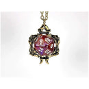 Dice Holder Jewelry: D20 Pendant Gold Bones
