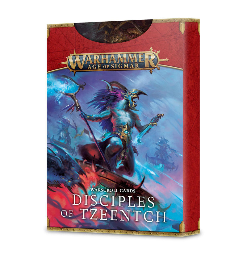 Games Workshop: Age of Sigmar - Disciples of Tzeentch - Warscroll Cards (83-46) 