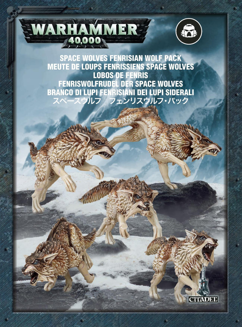 Games Workshop: Warhammer 40,000 - Space Wolves - Fenrisian Wolf Pack (53-10) Tabletop Miniatures 