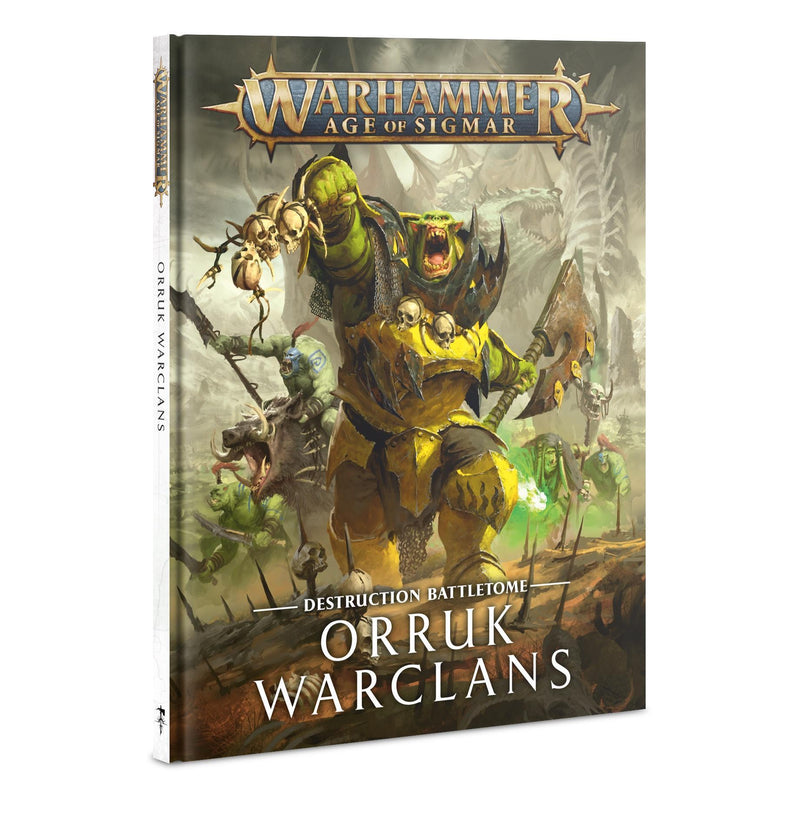 Games Workshop: Age of Sigmar Battletome - Orruk Warclans (8th Edition) Tabletop Miniatures 
