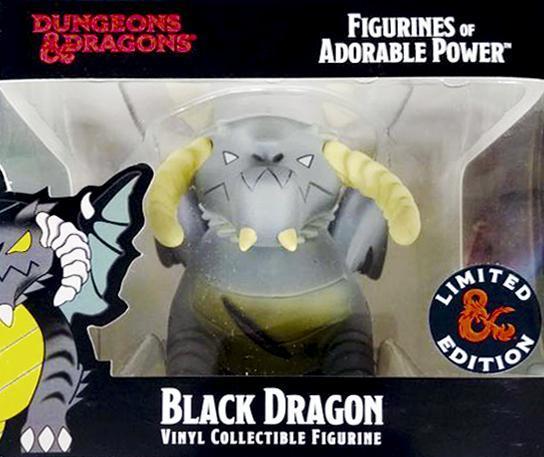 Ultra Pro: Dungeons & Dragons Figurines of Adorable Power - Black Dragon - Limited Edition (Gray) 