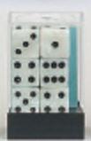 Koplow Dice: Marble Pearl 16mm D6 (12)