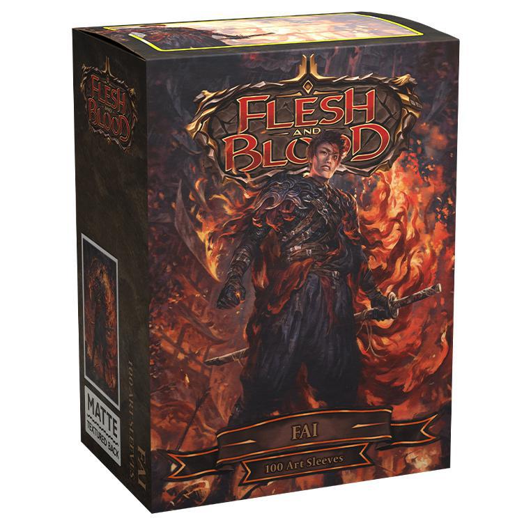 Dragon Shield: Matte Art Deck Protector Sleeves - Standard Size 'Flesh & Blood: Uprising - Fai' (100) 